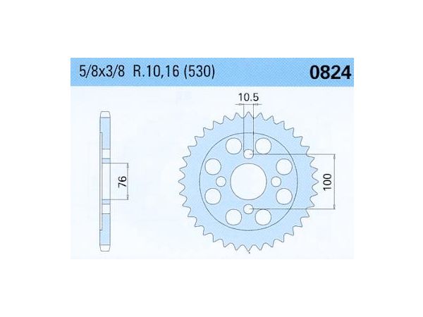 BAK DREV  824 - 40 C bilde 1