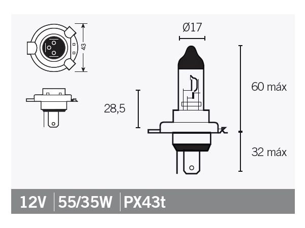 Lamp OSRAM 64185 HS1 bilde 1