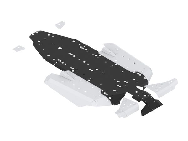 Bukskjold/Skidplate kit. Aluminium Polaris RZR PRO XP bilde 1