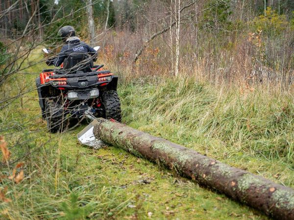 Log skidding plate bilde 3