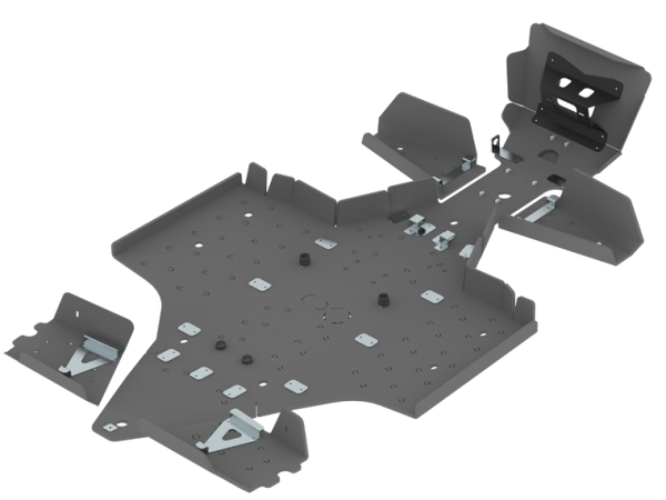 Bukskjold/Skidplate kit. Plast. Polaris bilde 2