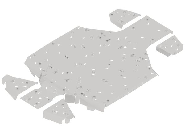 Bukskjold/Skidplate kit. Aluminium CFMoto U10 Pro (2025+) bilde 5