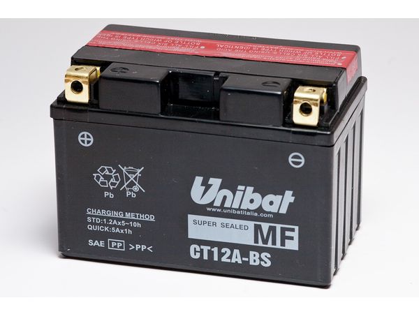 Unibat MF batt med syrebeholder(CT12ABS) bilde 1