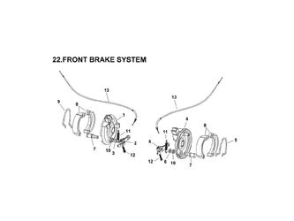 FRONT BRAKE SYSTEM