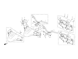 STEERING HANDLE, HANDLE COVER 1
