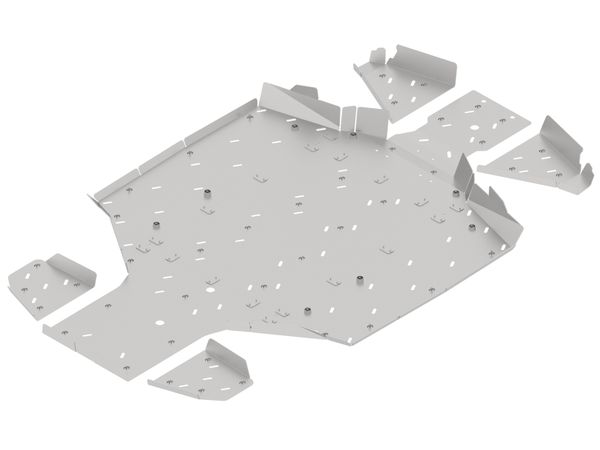 Bukskjold/Skidplate kit. Aluminium CFMoto U10 Pro (2025+) bilde 2